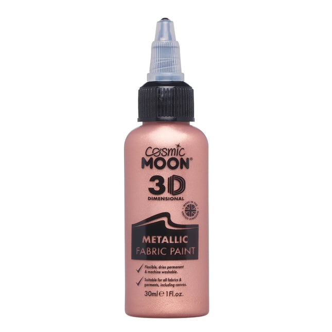 Cosmic Moon Metallic-Gewebefarbe Rose Gold 30ml