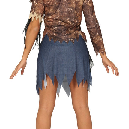 Zombie Halloween Kostüm Damen L
