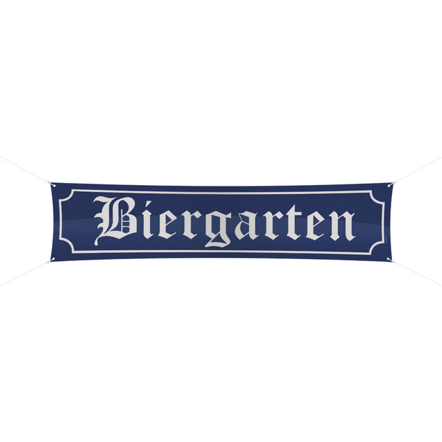 Oktoberfest Straßenfahne Biergarten 1,8m
