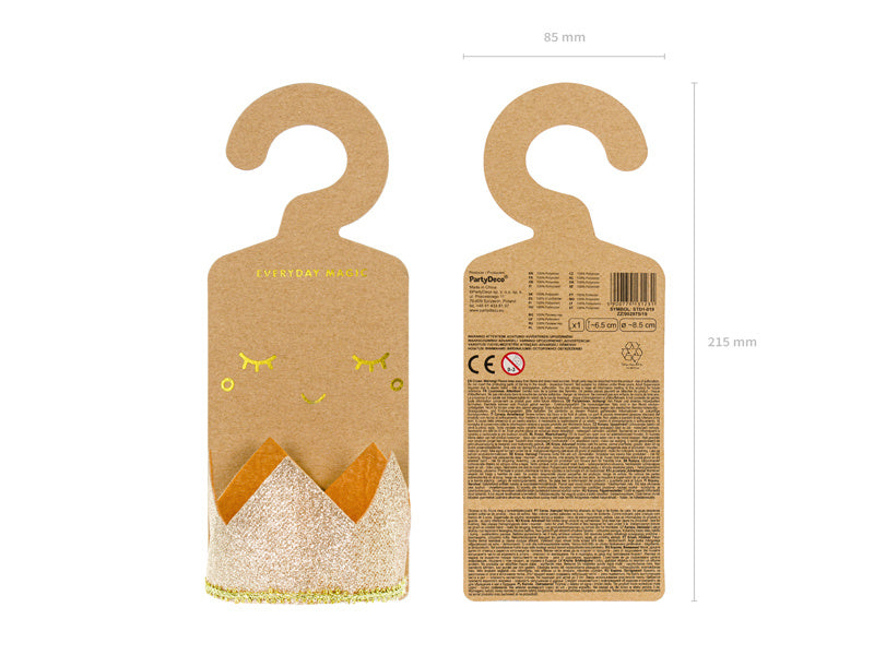 Gold Kronenband 8,5cm