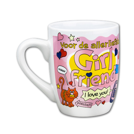 Becher Girlfriend 12cm