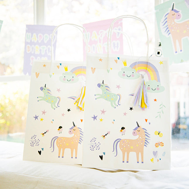 Einhorn Sharing Bags Regenbögen 6 Stk.