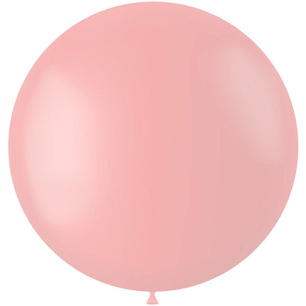 Hellrosa Luftballon Puderrosa 80cm