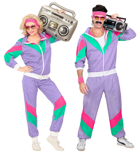 Neon 80S Trainingsanzug Faulty Lilac
