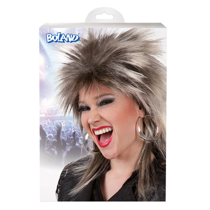Tina Turner Perücke Braun