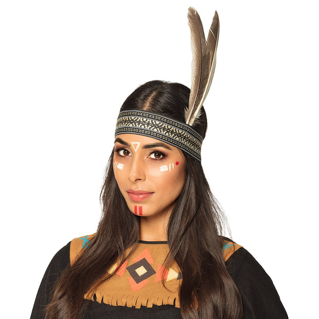 Stirnband Indianer