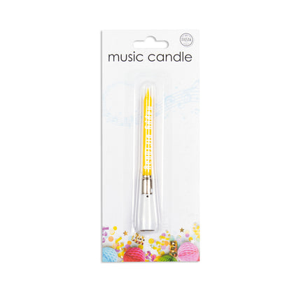 Kerze mit Musik 7,8 cm