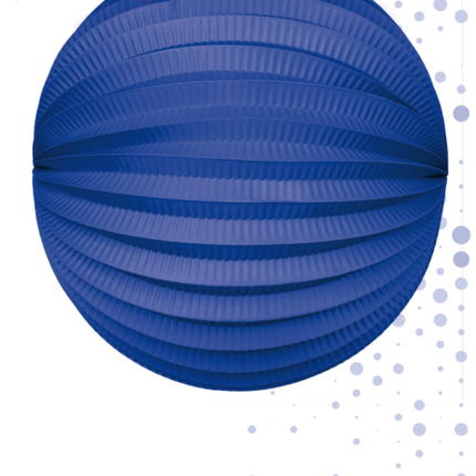 Blauer Lampion 25cm