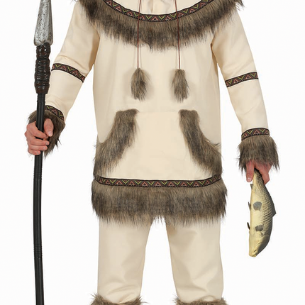 Eskimo Kostüm für Männer Beige