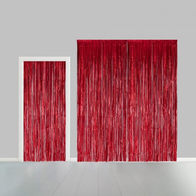 Rote Türvorhangfolie 2,4m
