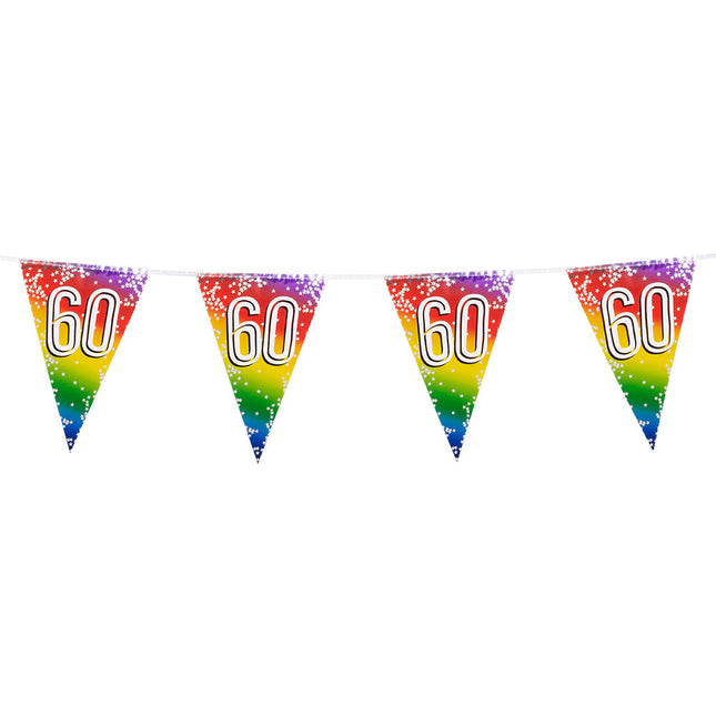 Regenbogengirlande 60 Jahre 6m