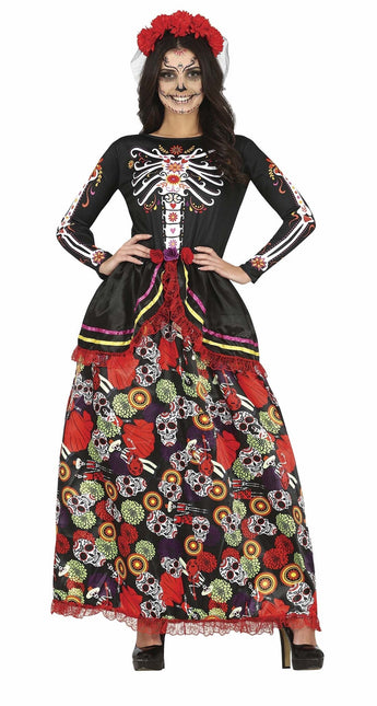 Dia De Los Muertos Kleid Damen