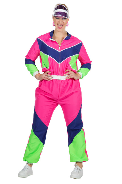 Trainingsanzug 80s Neon Ladies
