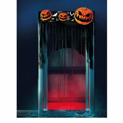 Halloween Türvorhang Kürbisse