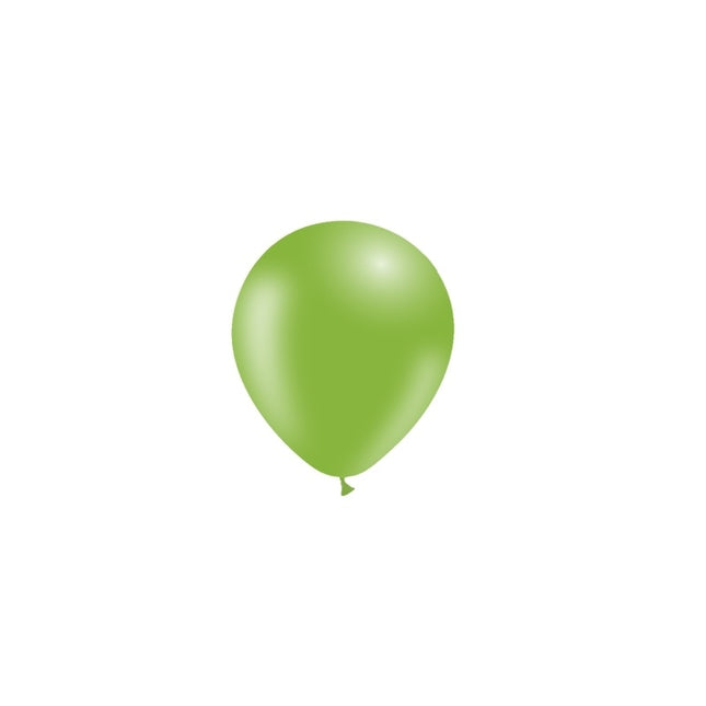 Apfel Grüne Ballons 14cm 100Stk