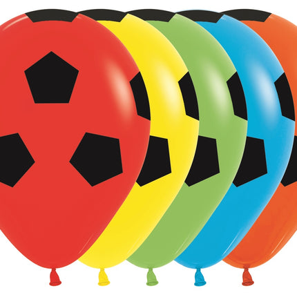 Ballons Soccerball Mix 30cm 25pcs