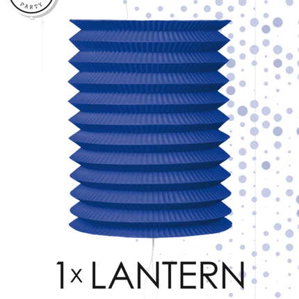 Blauer Lampion 16cm
