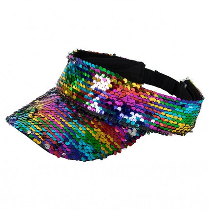 Sonnenblende mit Pailletten Multi