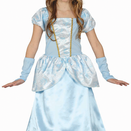Prinzessin Kleid Kind Blau