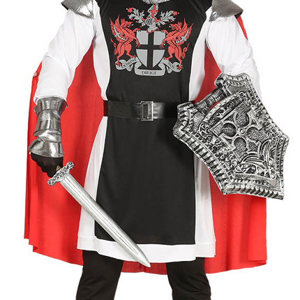Ritteranzug Rotes Cape