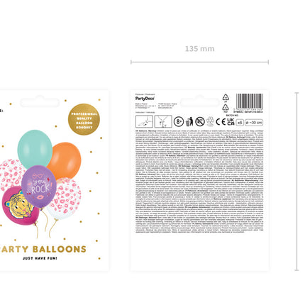 Ballons You Rock Mix 30cm 6 Stk.