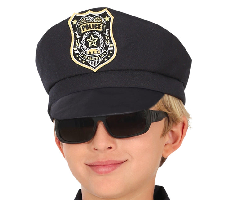 Polizei Kostüm Schwarzer Junge