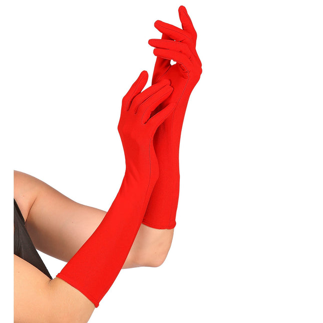 Rote Handschuhe 37cm