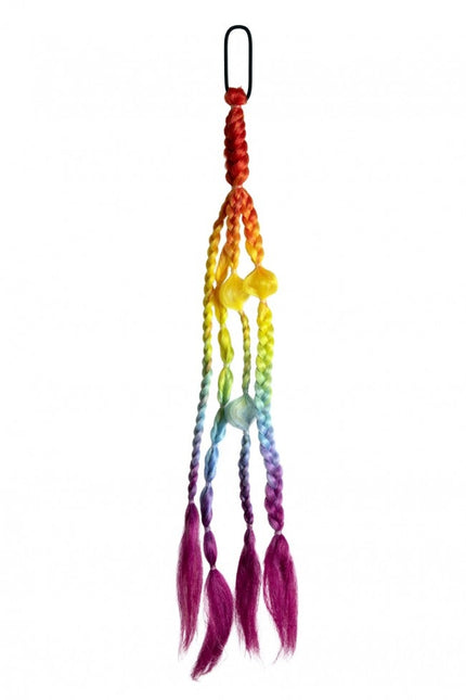Haarverlängerung Festival Regenbogen 2