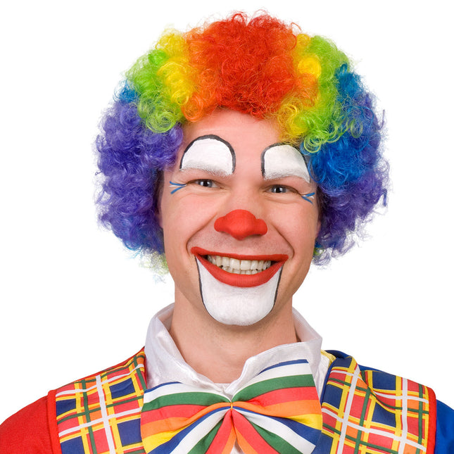 Bunte Perücke Lockenclown