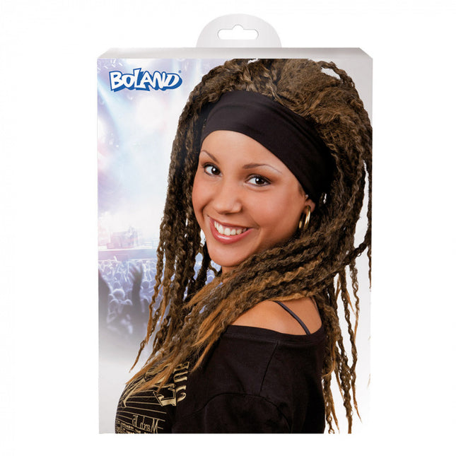 Dreadlocks Perücke mit Stirnband