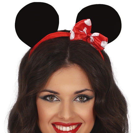 Minnie Maus Kostüm Rot Weiß Damen