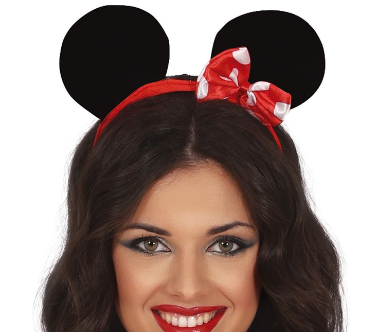 Minnie Maus Kostüm Rot Weiß Damen