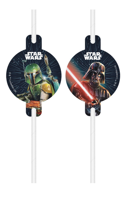 Star Wars Strohhalme Galaxie 4 Stk.