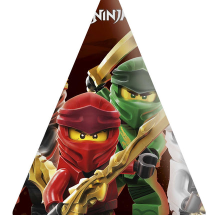Lego Ninjago Party Hüte 6 Stk.