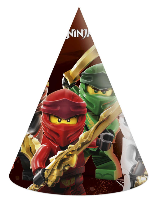 Lego Ninjago Party Hüte 6 Stk.