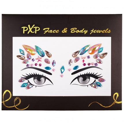 PXP Gesichtsaufkleber Face Jewels Glitter Unicorn