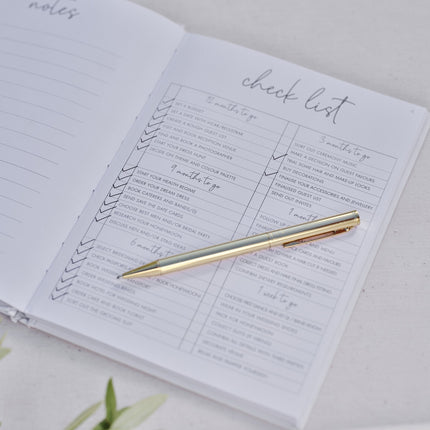 Weißer Weddingplanner 22cm