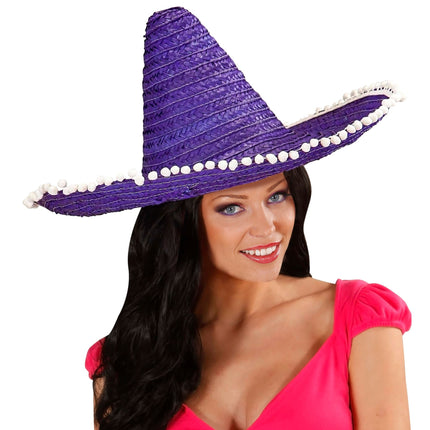 Blau Lila Sombrero 50cm