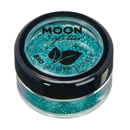 Moon Glitter Bio Glitter Shaker Türkis 5g