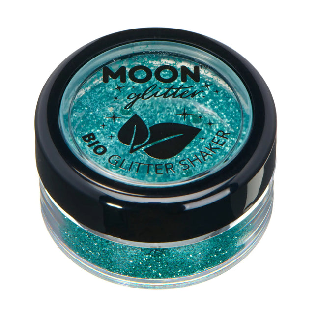 Moon Glitter Bio Glitter Shaker Türkis 5g