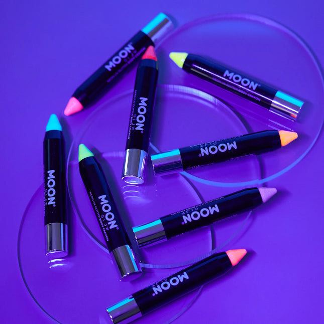 Moon Glow Neon UV Glitter Body Crayons Blau 3.2g