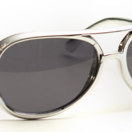 Elvis Brille Silber