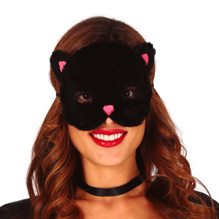 Katzenmaske Schwarz