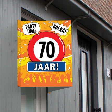 Fensterschild 70 Jahre 60cm