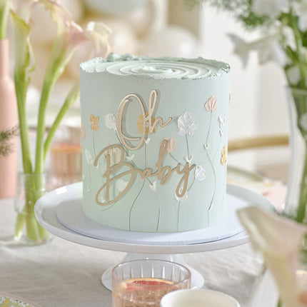 Baby Shower Tortenaufleger Oh Baby