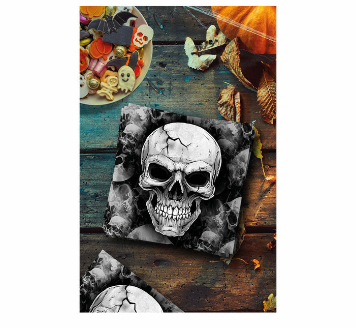 Halloween Servietten Skelett 33cm