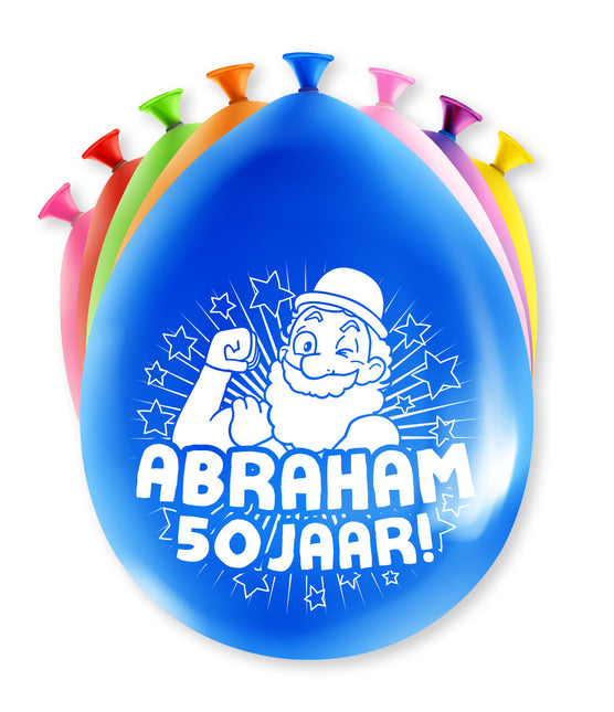 Abraham Luftballons 50 Jahre 30cm 8Stück