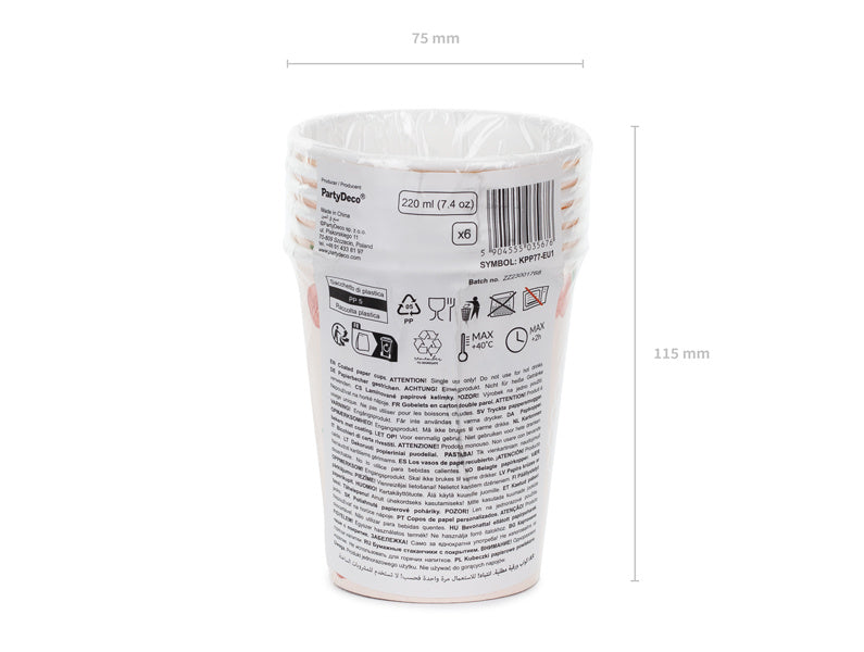Pferdebecher 220ml 6 Stk.