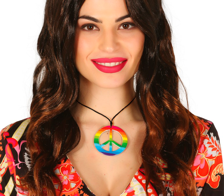 Halskette Hippie Bunt