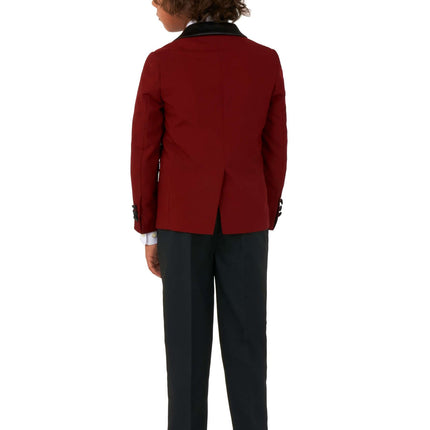 Bordeauxroter Smoking-Junge <tc>OppoSuits</tc>